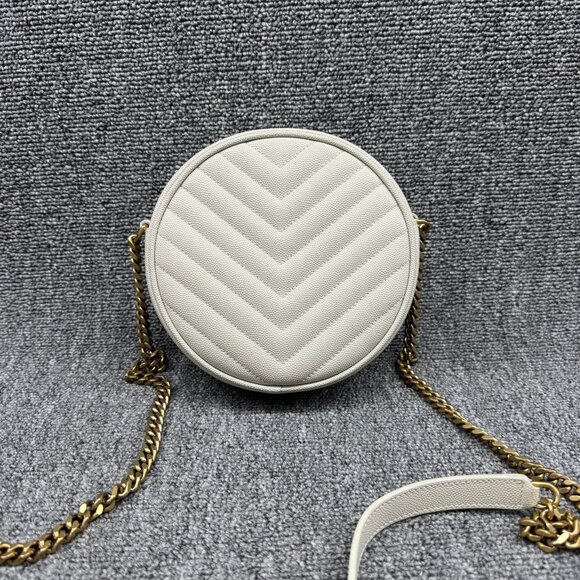 Yves Saint Laurent Round Shoulder Bag 888-081325 - Picture 3 of 15